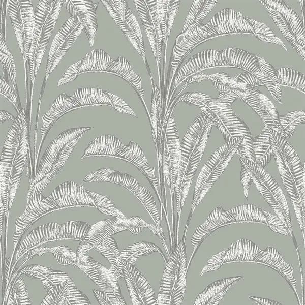 Muriva Ltd Muriva Sansa Leaf Green Wallpaper M61904