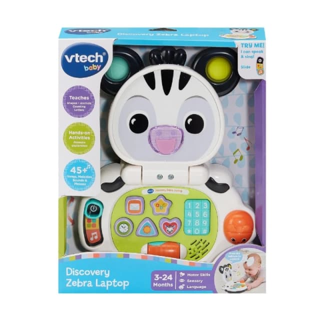 Vtech Vtech Discovery Zebra Laptop Male VI68801