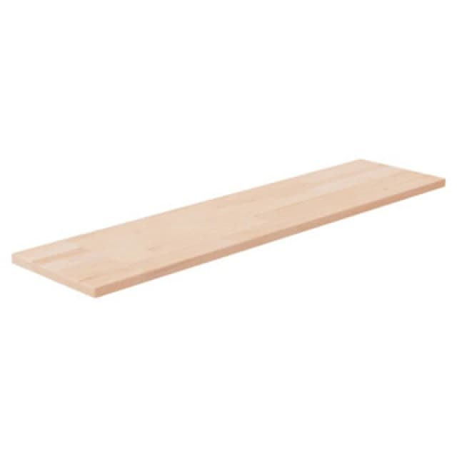 Vidaxl Shelf Board 80X20X1.5cm Untreated Solid Wood Oak