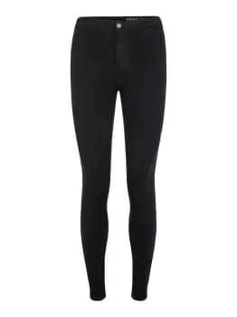NOISY MAY Nmella High Waist Skinny Fit Jeans Women Black