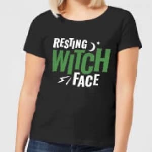 Resting Witch Face Womens T-Shirt - Black - 3XL - Black