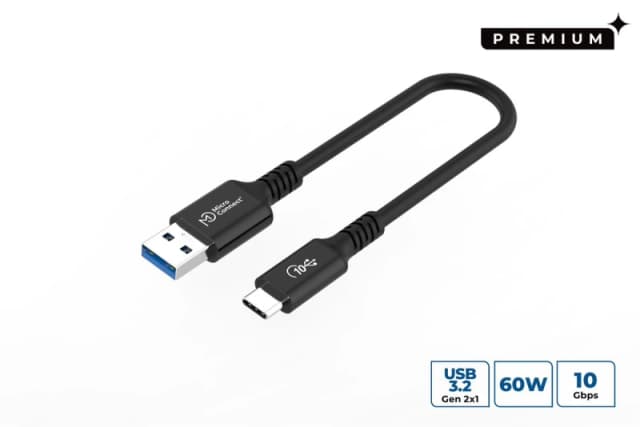 Microconnect USB3.2AC015 USB cable USB 3.2 Gen 2 (3.1 Gen 2) 0.15 m US