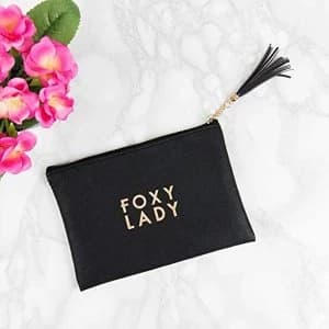 Black Coin Purse with Tassel - Foxy Lady