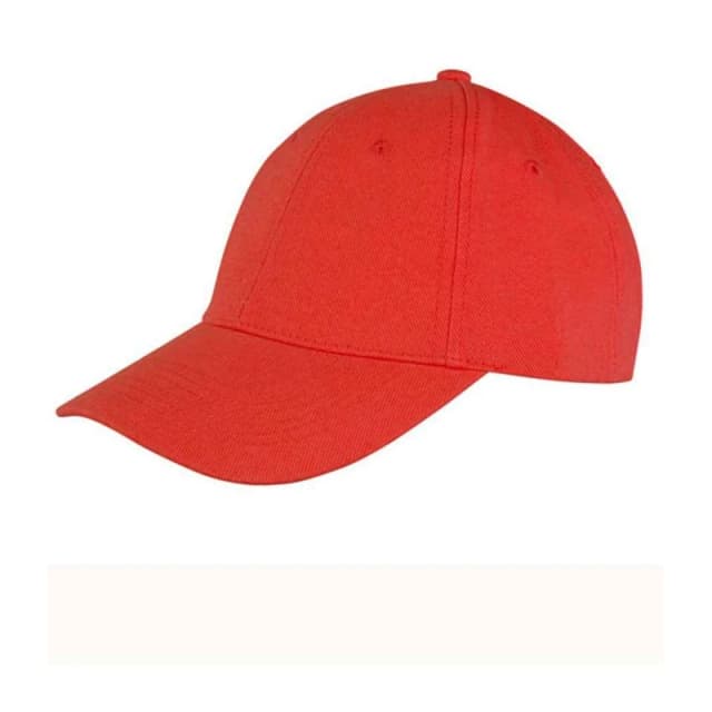 Result Result Men Memphis Brushed Cotton Cap in Red Red One Size Male 5063470759132