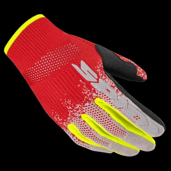 Spidi X-Knit Black Red Motorcycle Gloves Size M