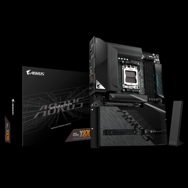 Gigabyte X870 AORUS STEALTH ATX AMD Ryzen DDR5 WIFI Motherboard - Socket AM5