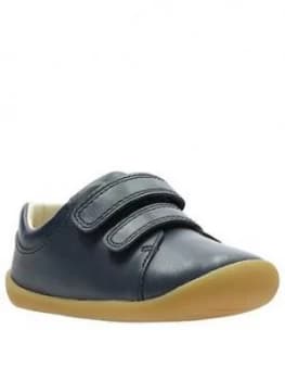 Clarks Roamer Craft First Shoes - Navy