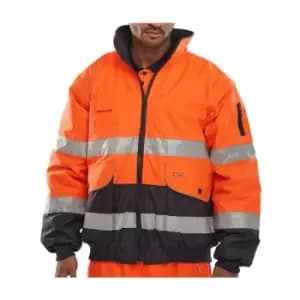 B-seen Hv Outer Wear - EUROPA BOMBER JKT OR/NAV 5XL