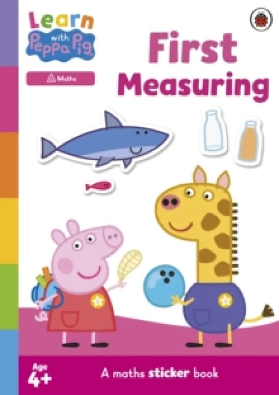Learn with Peppa: First Measuring sticker activity book Paperback / softback
