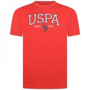 US Polo Assn Logo T Shirt - Tango Red