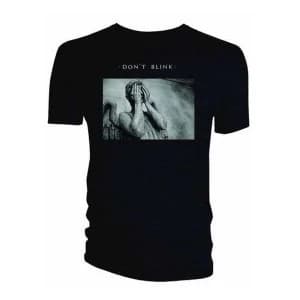 Doctor Who - Weeping Angel Album Don't Blink Mens XX-Large T-Shirt - Black