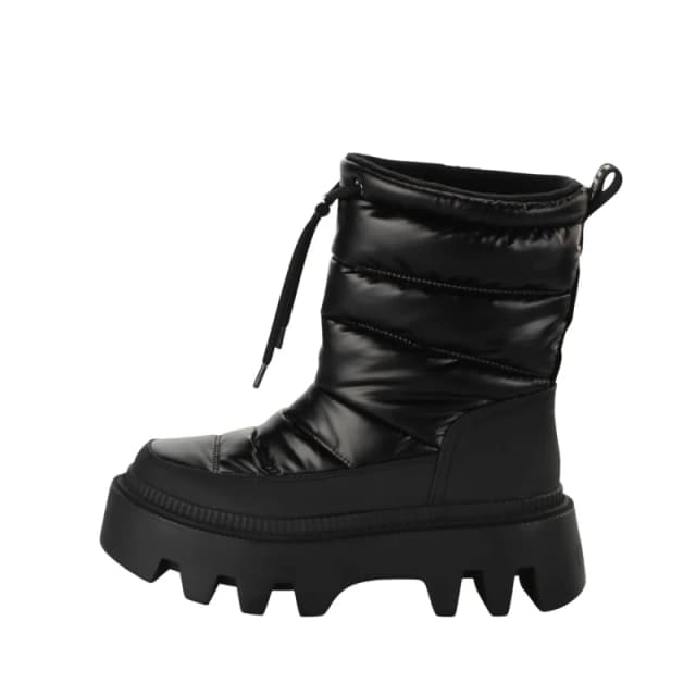 Buffalo Womens boots Buffalo Flora Puffer Boot - Vegan Nylon Noir Female 40