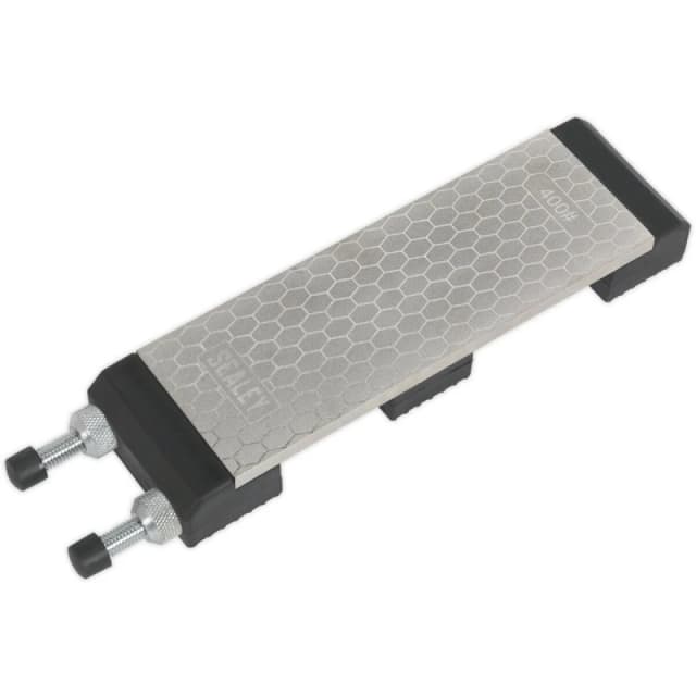 Loops Diamond Sharpening Whetstone - Adjustable Stone Holder - 400 & 1000 Grit Surface Multi