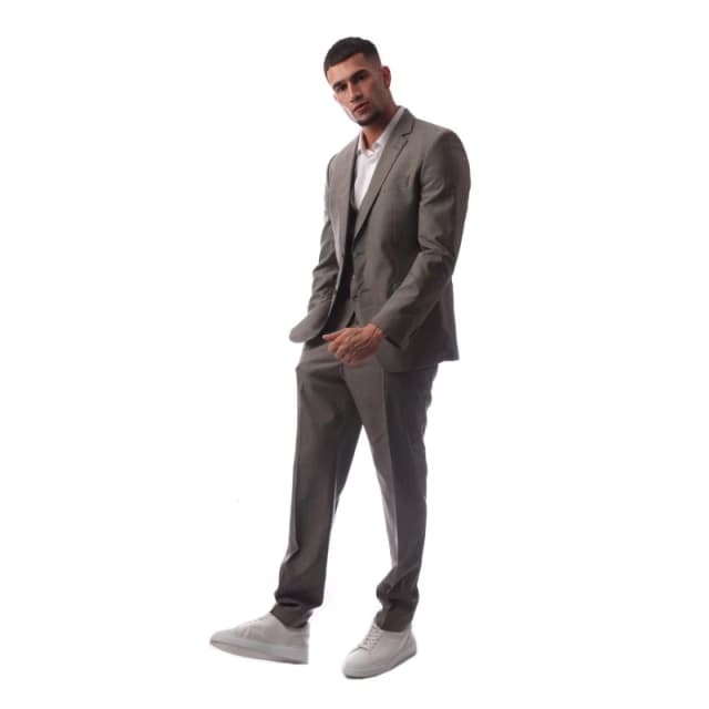 Boss Mens Suit Beige male 40 (50)