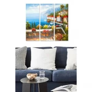 MDFDSCF7603 Multicolor Decorative MDF Painting (3 Pieces)