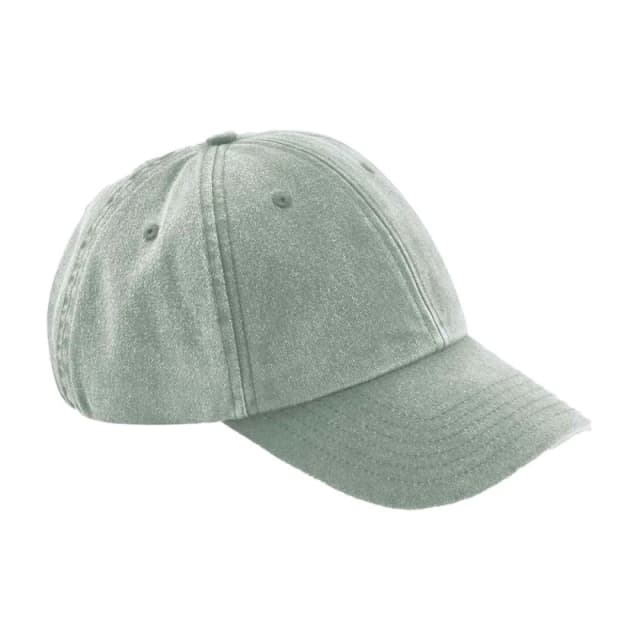 Beechfield Beechfield Men Vintage Low Profile Cap in Green Green One Size Male 5063470780617