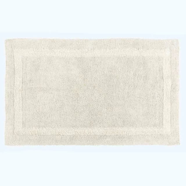 Homescapes Luxury Reversible Extra Large Bath Mat - Natural Cream