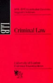 Criminal Law. Suggested Solutions June 1991-95 Paperback