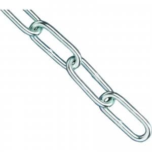 Faithfull Zinc Plated Chain 4mm 2.5m