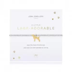 A Little Labradorable Silver 17.5cm Stretch Bracelet 4300