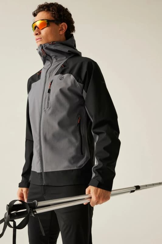 Dare 2b Dare 2b Men 'Torrek' Waterproof Breathable 30/30 Jacket in Charcoal Size: 3X-Large Charcoal XXXL Male 5063019912172