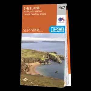 Map of Shetland - Mainland Central