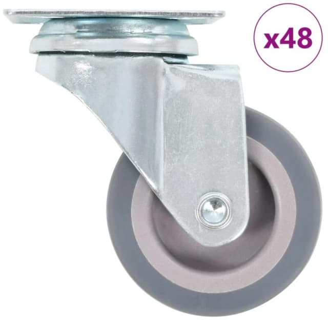 VIDAXL 48 pcs Swivel Casters 50 mm vidaXL 8719883716954