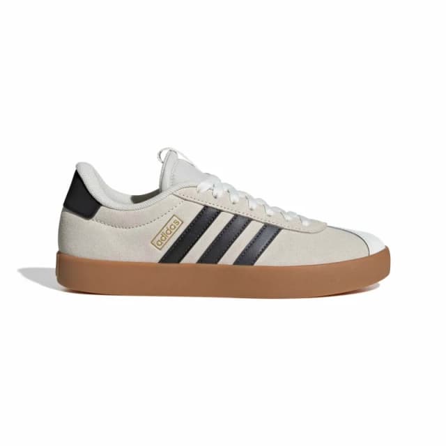 adidas Sportswear Womens Vl Court 30 Trainers - White, Off White/Grey Six/Gold Met., Size 3.5, Women Off White/Grey Six/Gold Met. WA9CT Female 3.5