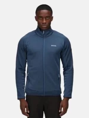 Regatta Highton Full Zip Fleece, Blue/Navy Size XL Men