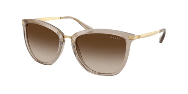 Ralph Lauren Woman Ralph Lauren RA5245 580213 Sunglasses Injected Brown Brown Cat Eye Normal Shaded Brown Sunglasses Woman Injected