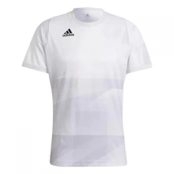 adidas Freelift Tokyo HEAT. RDY Tennis T-Shirt Mens - White / Dash Grey / Black