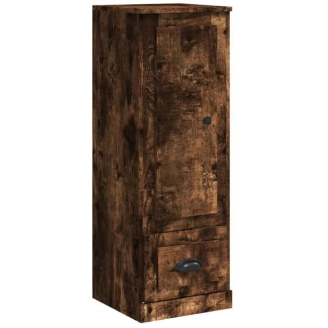 VIDAXL Highboard Smoked Oak 36x35.5x103.5cm Engineered Wood Vidaxl 8720845791995