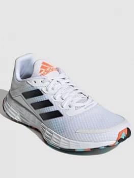 adidas Kids Unisex Duramo SL - White/Black, Size 1