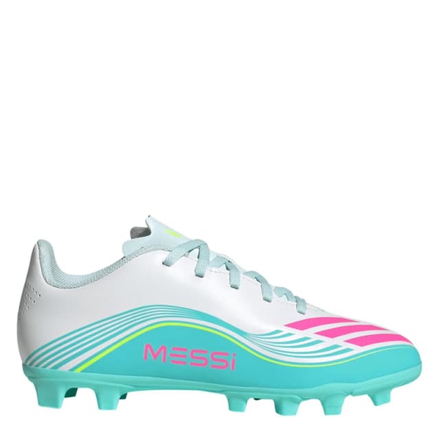 adidas F50 Club Juniors Firm Ground Football Boots Firm Ground Football Boots 3 (35.5) White 08434127230