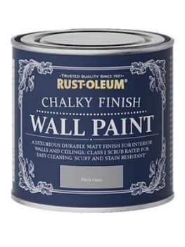 Rust-Oleum Chalky Wall Paint Pitch Grey 125Ml