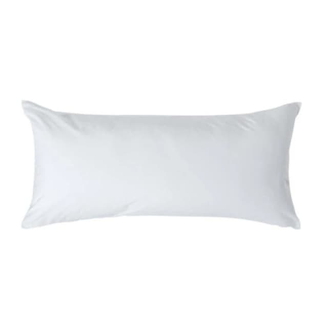 Homescapes Continental Egyptian Cotton Pillowcase 200 TC, 40 x 80cm White