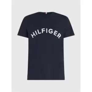 TOMMY HILFIGER Hilfiger Arched Tee - Blue