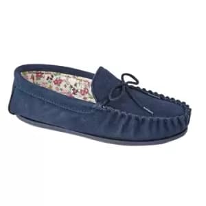 Mokkers Womens/Ladies Lily Slip On Slippers (3 UK) (Navy)