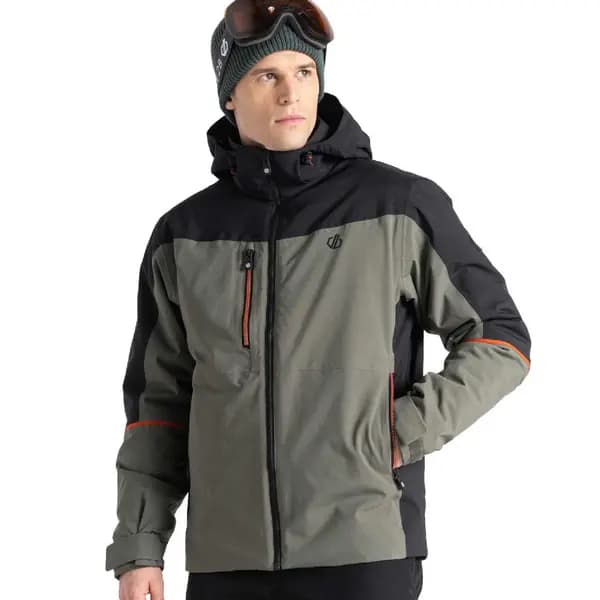 Dare 2B Mens Eagle Waterproof Insulated Hooded Ski Jacket M - Chest 40' (102cm) Lichen DMP566-VGZ-M