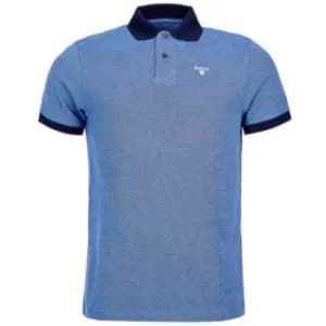 Barbour Mens Sports Polo Mix Navy Large