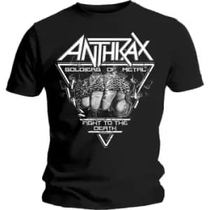Anthrax - Soldier of Metal FTD Unisex Medium T-Shirt - Black