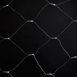 Robert Dyas 80 Battery Operated Bright White Multi-Action LED Net Indoor Lights