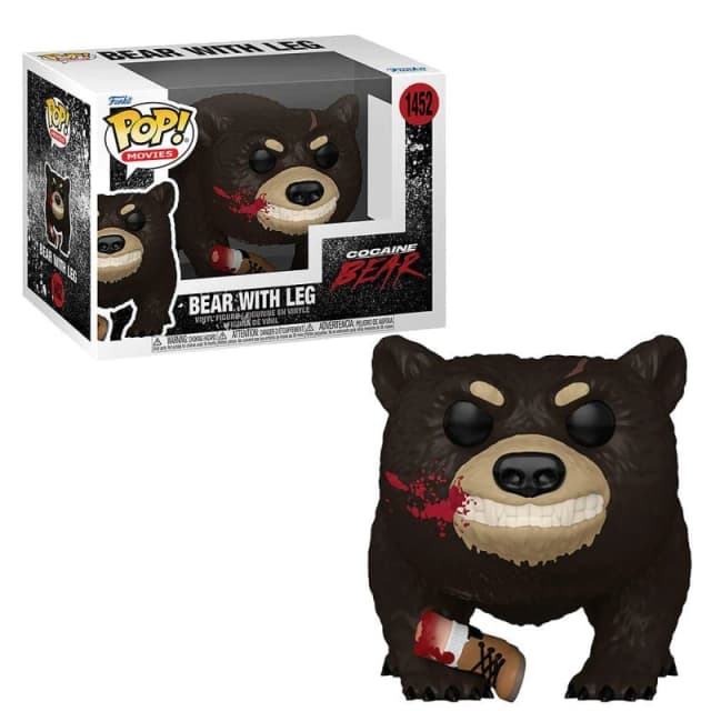 FUNKO POP! Movies: Bear with Leg - Cocaine Bear Multi Format An unisex One Size