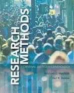 research methods for criminal justice and criminology
