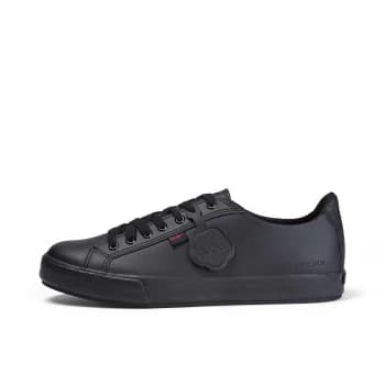KICKERS TOVNI LACER LTHR AU BLACK/BLACK - 10