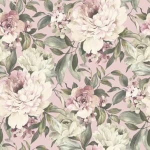 Holden Gardenia Blush Pink Wallpaper