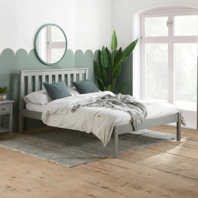 Birlea Denver 3ft Single Grey Wooden Bed Frame