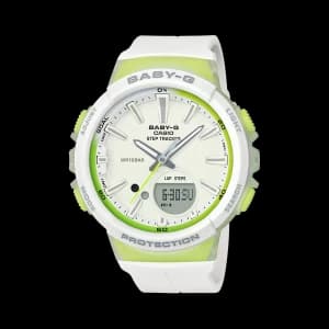 Casio Baby-G Standard Analog-Digital Watch BGS-100-7A2 - White + Green