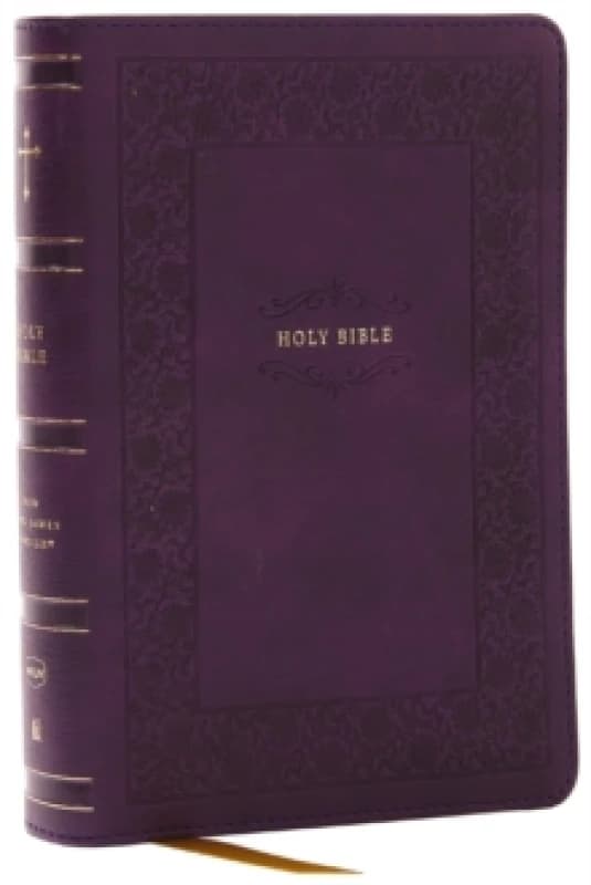 NKJV Compact Paragraph-Style Bible w/ 43,000 Cross References, Purple Leathersoft, Red Letter, Comfort Print: Holy Bible, New King James Version : Hol