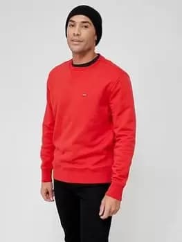 Levis New Original Small Logo Crew Neck Sweatshirt - Red, Size 2XL, Men